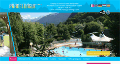 Desktop Screenshot of camping-pradelongue.com